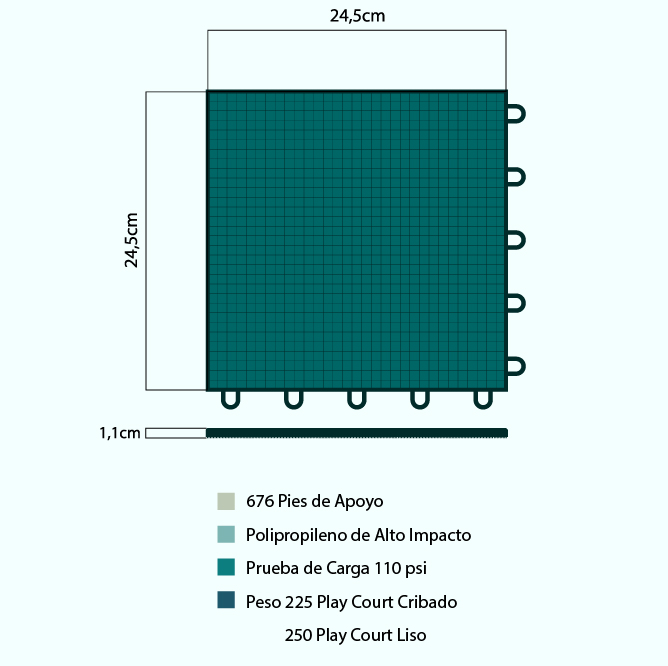caracteristicas play court dink estudio